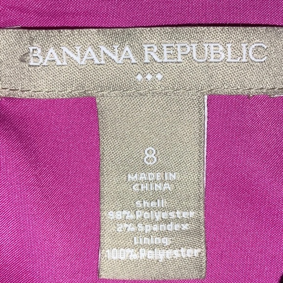 Banana Republic Strapless Pink & Black Dress with Lining & Back Zipper (Size 8) - Picture 8 of 8